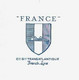 NAVIGATION ENTETE PAQUEBOT « France » COMPAGNIE GENERALE TRANSATLANTIQUE "FRENCH LINE" + ENVELOPPE B.E.V.SCANS - Publicidad