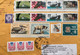 USA 2022, USED COVER SE-TENENT STRIP 4 STAMPS WAR ,WORLD WAR 2 ,BIRD, ANIMAL STAMPS ON STAMP ,SHIP, LIBRARY, 16 STAMPS U - Lettres & Documents