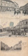 LIVRY PLACE DE LA FONTAINE 3 CPA 1902 1903 - Livry Gargan