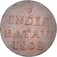 Monnaie, Indes Orientales Néerlandaises, Duit, 1808, Dordrecht, TTB+, Cuivre - Indes Néerlandaises