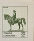 TURKEY 1981, POSTAL STATIONERY MINT  CARD ,ATATURK HEYKEL-ULUS -ANKARA HORSE !!! - Storia Postale