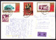 1961 Gelaufene AK In Die Schweiz Mit Oben Rechts Eckbug. 40. Jahrestag Der KP Chinas Und 30 F Keramik Marke. - Cartas & Documentos