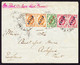 1902 Russische Post In China. 5 Russische Marken Mit Aufdruck KITAI Auf Brief, Oben Etwas Eingerissen, Nach Ashford, Eng - Chine