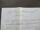 Delcampe - Italien Messine Sizilien Stempel Mes A 1857 Faltbrief Mit Inhalt Handschriftlicher Vermerk Vapore Francese Divetto - Sicile