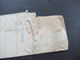 Schweiz 1861 Faltbrief Mit Inhalt Stempel Motiers Travers Und Roter K2 Suisse 3 Pontarlier AMB Neuchatel - Pontarlier - Cartas & Documentos