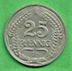 ALLEMAGNE / EMPIRE / 25 PFENNIG / 1910 E / NICKEL - 25 Pfennig