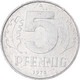 Monnaie, République Démocratique Allemande, 5 Pfennig, 1975 - 5 Pfennig