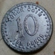 UK, 10 Pence Token, Agouz - Monetary/Of Necessity