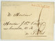 BRUXELLES 1815 Cent-Jours Pour Paris LSC Sans Contenu - 1814-1815 (Gen.reg. Belgien)