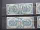 BRD Posthorn 1952 Michel Nr. 134 4x Als Senkrechtes Paar Gestempelt - Used Stamps