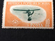 Errors Romania 1953 # Mi 1450 Printed With Vertical Line Model Flying Sport Aviation Unused - Varietà & Curiosità