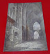 Vintage Printed Postcard Postale Carte Postkarte York Minster North Aisle York Yorkshire - York