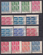 COINS DATES 1945/1948 - GANDON - 33 BLOCS De 4 ** MNH - 3 SCANS !! - COTE YVERT = 290 EUR. - 1940-1949