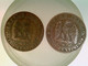 Münzen, 2x Cinq (5) Centimes, 1855/1863 BB, Francais, Frankreich - Numismatiek