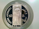 Münze/Medaille 10 Diners, ECU, 1993, Andorra, Der Hl. Georg Von Donatello, Silber 925, 31,47 Gr., 38,61 Mm, PP - Numismática