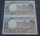 TAHITI  , P 25d , 500 Francs , ND 1985 ,  UNC Neuf  , 2 Notes - Papeete (Polynésie Française 1914-1985)