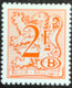 België - Belgique - C10/39 - MNH - 1982 - Dienst - Michel 84#86 - Cijfer Op Heraldieke Leeuw Met Wimpel - Zeitungsmarken [JO]