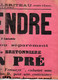 VP20.273 - Affiche - Me HILLERITEAU Notaire à LUCON - A Vendre 3 Prés Situés Commune De LA BRETONNIERE - Affiches