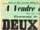 VP20.275 - 1951 - Affiche - Me HILLERITEAU Notaire à LUCON - A Vendre 2 Prés Situés Commune De LA BRETONNIERE - Manifesti