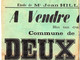 VP20.275 - 1951 - Affiche - Me HILLERITEAU Notaire à LUCON - A Vendre 2 Prés Situés Commune De LA BRETONNIERE - Afiches