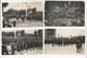 22-7-2231 Les Fetes De La Victoire 14 Juillet 1919 4 Cpa Les Zouaves Les Troupes Noiresjoffre Et Foch Le Coq Combattant - War 1914-18