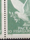 ERRORS Romania 1947 # Mi 1027 Printed With Broken Letter 'M"  Without Line Border Block X4 Unused - Abarten Und Kuriositäten