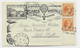 LUXEMBOURG 20CX2 PETITE CARTE COVER CARD POSTE AERIENNE PAR BALLON 9 SEPT 1927 - Covers & Documents