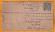1905 - 25 C Groupe Indochine Sur Enveloppe De Saigon Central Vers Madura Via Colombo, Ceylan - Lettres & Documents