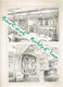5 DESSINS 1895 PAQUEBOT LE CHILI 1894 1927 AMENAGEMENTS INTERIEURS DU NAVIRE A SON LANCEMENT ARCHITECTE M. GIRETTE - Kunst