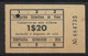 Portugal Transportes Colectivos De Viseu Companhia Herminios Seia Billet De Autocar 1969 Bus Ticket - Europa