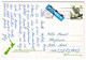 NZS18502 New Zealand 1991 Christchurch At Dusk CPA Postcard Airmai - Franing Birds W/Slogan Addressed Switzerland - Lettres & Documents