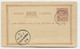 NEW ZEALAND ONE PENNY ENTIER POST CARD NORSEWOOD 5 SP 1889 - Interi Postali