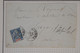 BA7  INDOCHINE   BELLE LETTRE  1898  TONKIN A SAIGON+TYPE SAGE + AFFRANCH.INTERESSANT - Storia Postale