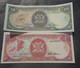 TRINIDAD , P 36d + 38d  , 1 + 10 Dollars , 1979  ,  UNC  Neuf , 2 Notes - Trinidad & Tobago