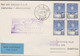 1946. NORGE. 4 Ex 30 ØRE London-issue On Cover Par Vol Special KLM Amsterdam - Johannesburg C... (Michel 281) - JF523498 - Brieven En Documenten