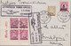 1938. NORGE. 5 ØRE On 25 ØRE POSTHORN + Post Frimerke On 1 ØRE At Betale + 4-block Post Frim... (Michel 142+) - JF523518 - Cartas & Documentos