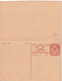 HYDERABAD STATE-6p-REPLY POST CARD WITH ONE OVPT "OFFICIAL" IN URDU- MINT-INDIA-D5-110 - Hyderabad