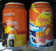 02 Different Vietnam Viet Nam HOANG SA & TRUONG SA 330ml Empty Beer Can Cans / Opened By 2 Holes For Each / 03 Photos - Blikken