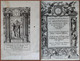 NATALIS Hieronymus [Jérôme Nadal]. Evangelicæ Historiæ Imagines Suivi De Adnotationes Et Meditationes In Evangelia - Antes De 18avo Siglo