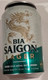 Vietnam Viet Nam Saigon Green 330 Ml Empty Beer Can With Phu Tho On Other Side / Opened By 2 Holes - Cannettes