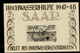 Delcampe - MINISTERBLOCK 1 + 2 SARRE SAAR SAARLAND SAARBRÜCKEN 1948 CERTIFICAT EXPERTISE ATTEST MI NR BL 1 + 2 M EPREUVE LUXE PROOF - Blokken & Velletjes