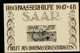 Delcampe - MINISTERBLOCK 1 + 2 SARRE SAAR SAARLAND SAARBRÜCKEN 1948 CERTIFICAT EXPERTISE ATTEST MI NR BL 1 + 2 M EPREUVE LUXE PROOF - Blocs-feuillets