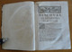 Les OEUVRES De MONSIEUR SARASIN (SARRASIN) (1656) Edition Originale - Tot De 18de Eeuw