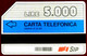 G P 177 C&C 2105 SCHEDA TELEFONICA USATA TURISTICA TOSCANA SAN GODENZO 5.000 TEP - Publiques Précurseurs