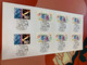 Hong Kong Stamp FDC Labels Fire Engine Chops - Cartas & Documentos