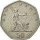 Monnaie, Grande-Bretagne, Elizabeth II, 50 New Pence, 1969, TTB, Copper-nickel - Altri & Non Classificati