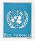 Monaco. Bloc Feuillet N°62a** Non Dentelé (Rainier III, O.N.U ) Cote 220€ - Varietà