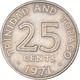 Monnaie, Trinité-et-Tobago, 25 Cents, 1971 - Trinidad En Tobago