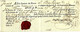 1770 RARE MARINE NAVIGATION ASSURANCE  Reçu Prime Assurance Maritime  Navire Le Bienfaisant De St Domingue à Bordeaux - ... - 1799