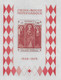 Monaco Bloc Gommé N°7** Essai Non Dentelé ,GD. Format 280 X 160. Croix-Rouge. RARE - Variétés